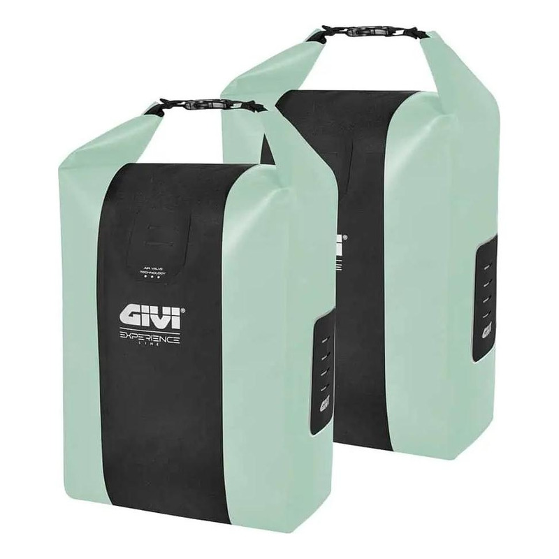 Sacoches latérales porte-bagage Givi Junter Experience Line 20L vert (paire)