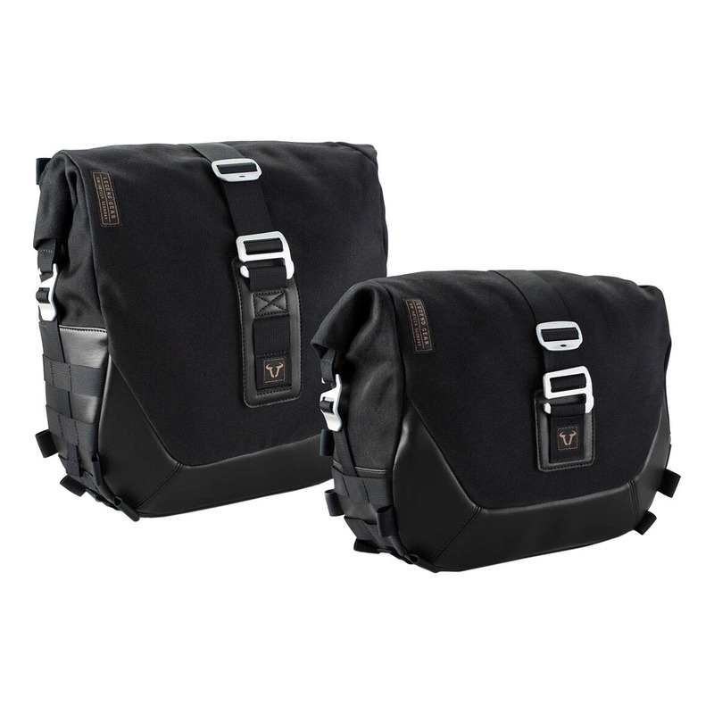 Sacoches latérales SW-Motech Legend Gear LC1/LC2 Black Edition avec support Triumph Speed 400 23-25