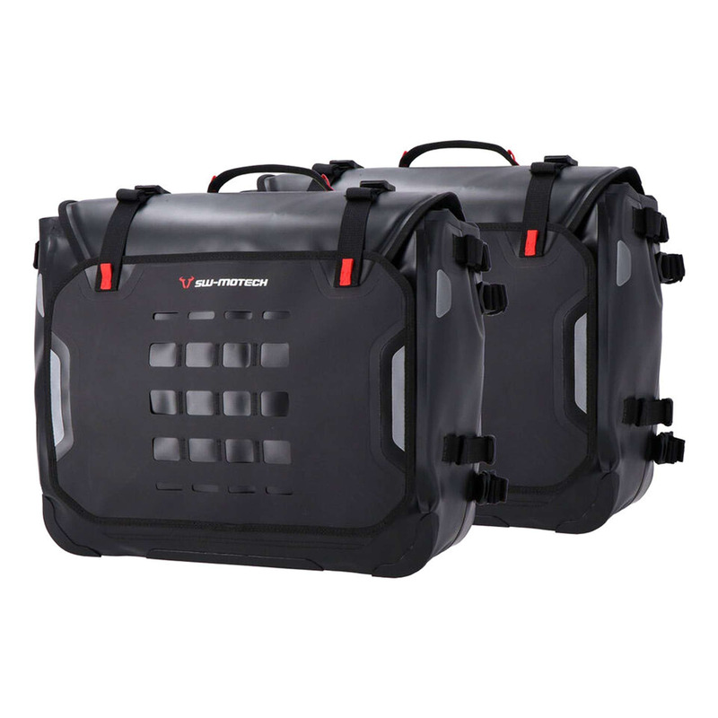Sacoches latÃ©rales SW Motech Sysbag WP L 27-40 L noires support PRO B