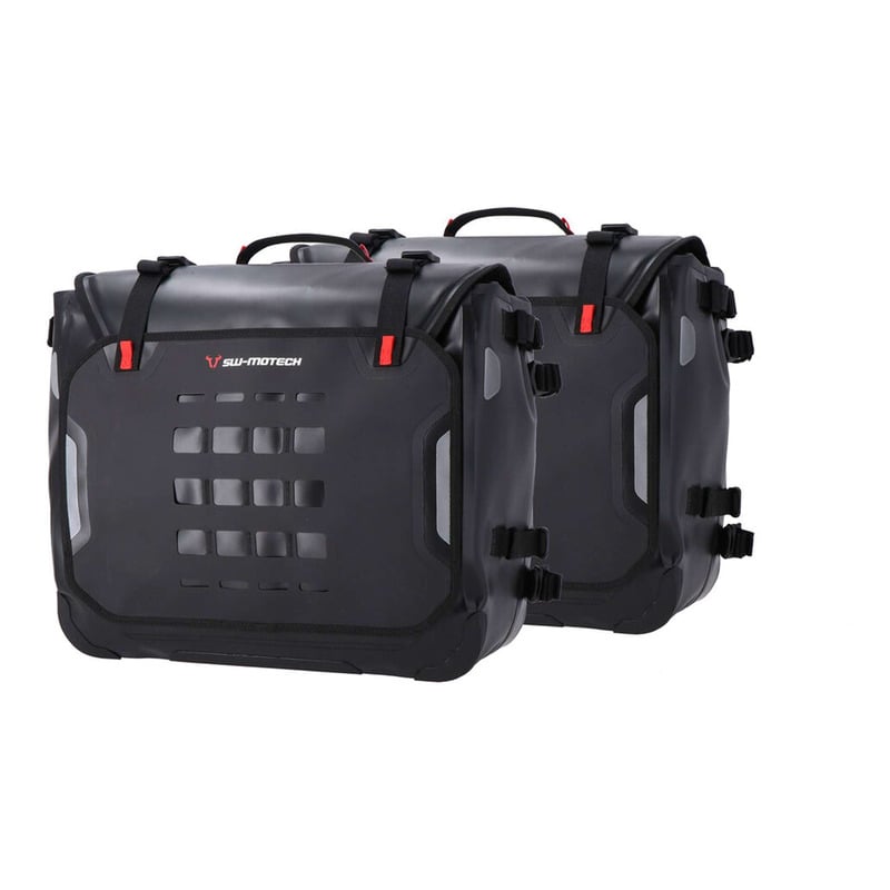 Sacoches latérales SW Motech Sysbag WP L 27-40 L noires support PRO Ducati Multistrada V2 24-25