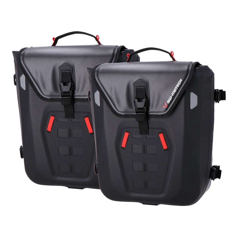 Sacoches latérales SW Motech Sysbag WP M 17-23 L noires supports SLC Zero SR/S 21-23