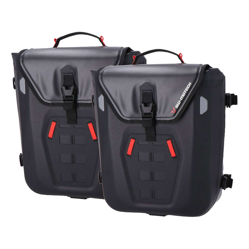 Sacoches latérales SW Motech Sysbag WP M/M noires support SLC Honda CMX 500 Rebel 17-26