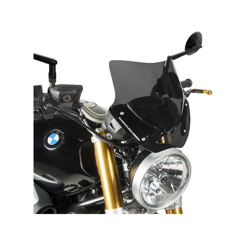 Saute-vent Barracuda Aerosport fumé BMW R Nine T 1200 17-20