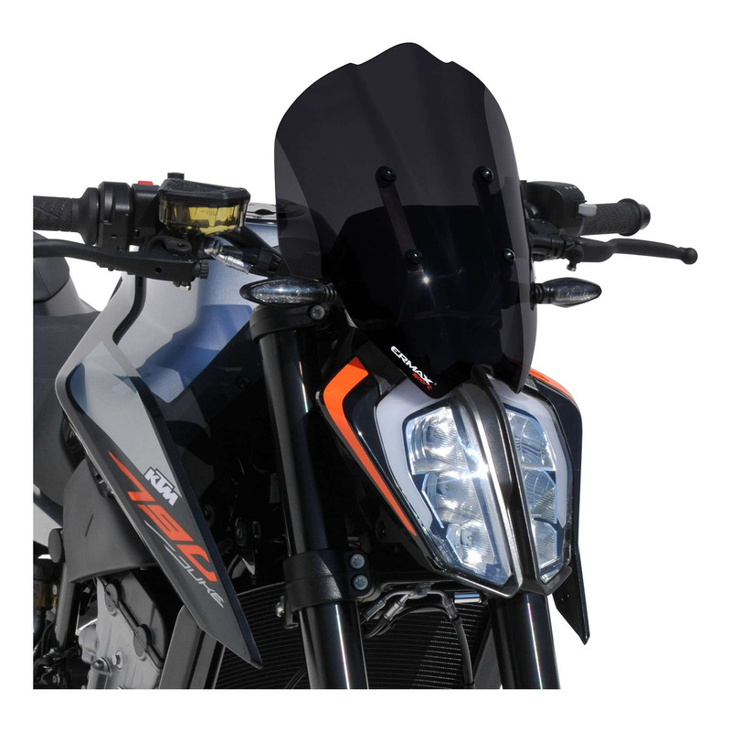 Saute-vent Ermax 32 cm KTM 790 Duke 18-25 noir foncé opaque