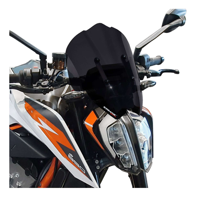 Saute-vent Ermax 32 cm KTM 890 Duke 20-23 gris satin opaque