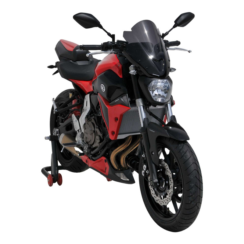 Saute-vent Ermax 39 cm Yamaha MT-07 14-17 noir clair