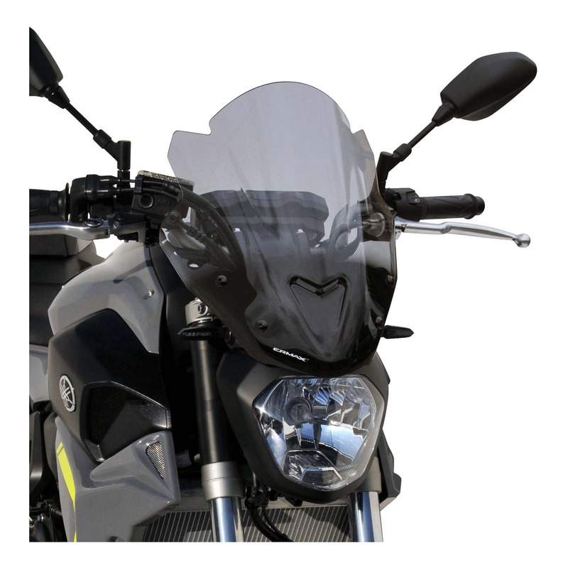 Saute-vent Ermax 39 cm Yamaha MT-07 14-17 noir satin opaque