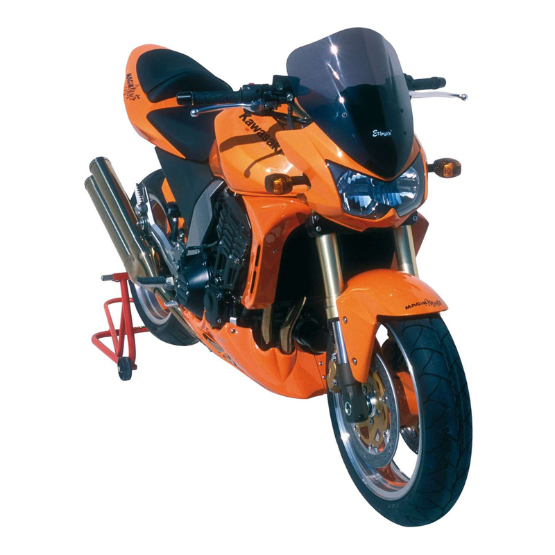 Saute-vent Ermax Haute protection 36 cm Kawasaki Z 1000 03-06 gris