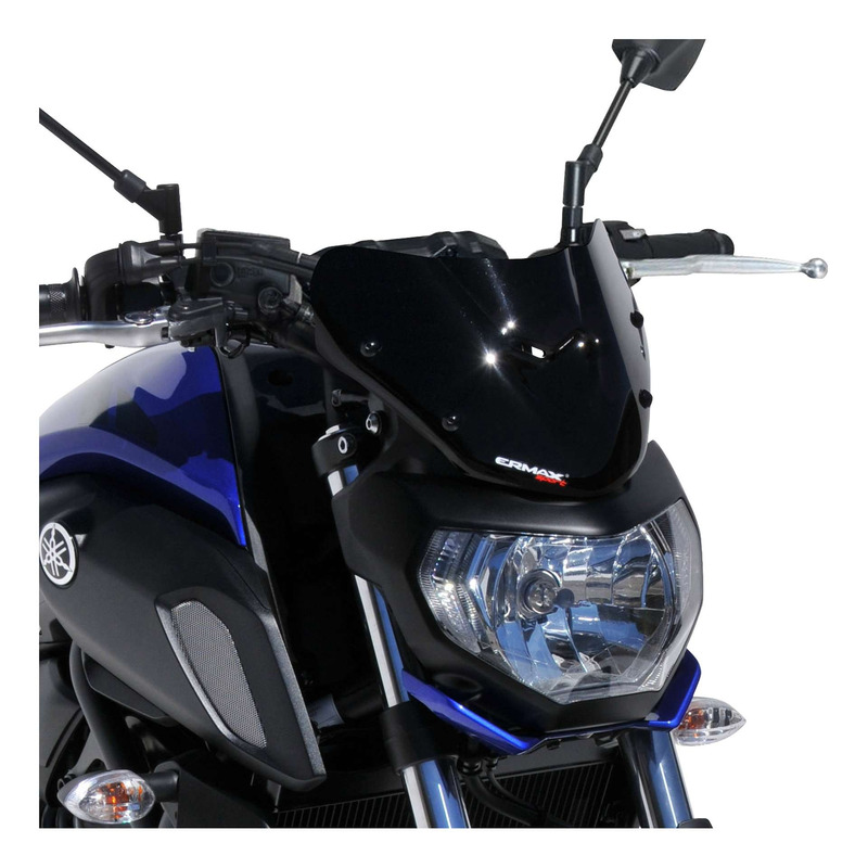 Saute-vent Ermax Hyperport 18 cm Yamaha MT-07 18-20 clair