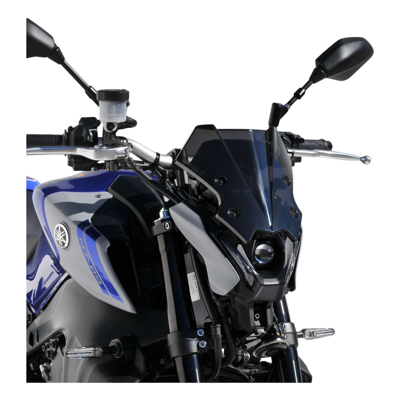 Saute-vent Ermax Hyperport 22 cm Yamaha MT-09 21-23 noir clair