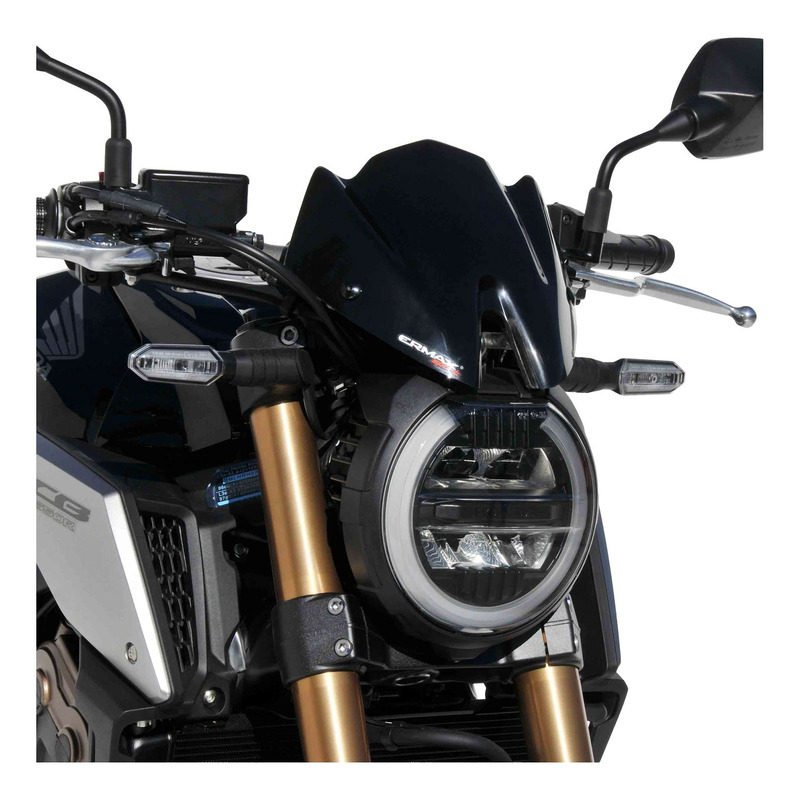 Saute-vent Ermax Hyperport 23 cm Honda CB 650 R 21-25 noir satin opaqu