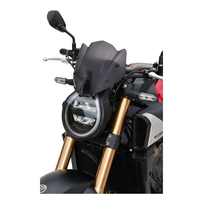 Saute-vent Ermax Hyperport 23 cm Honda CB 650 R 21-25 noir foncé opaq