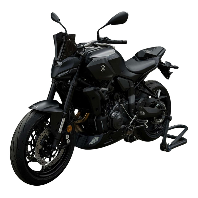 Saute-vent Ermax Sport 22,5 cm Yamaha MT-07 2025 noir satin opaque