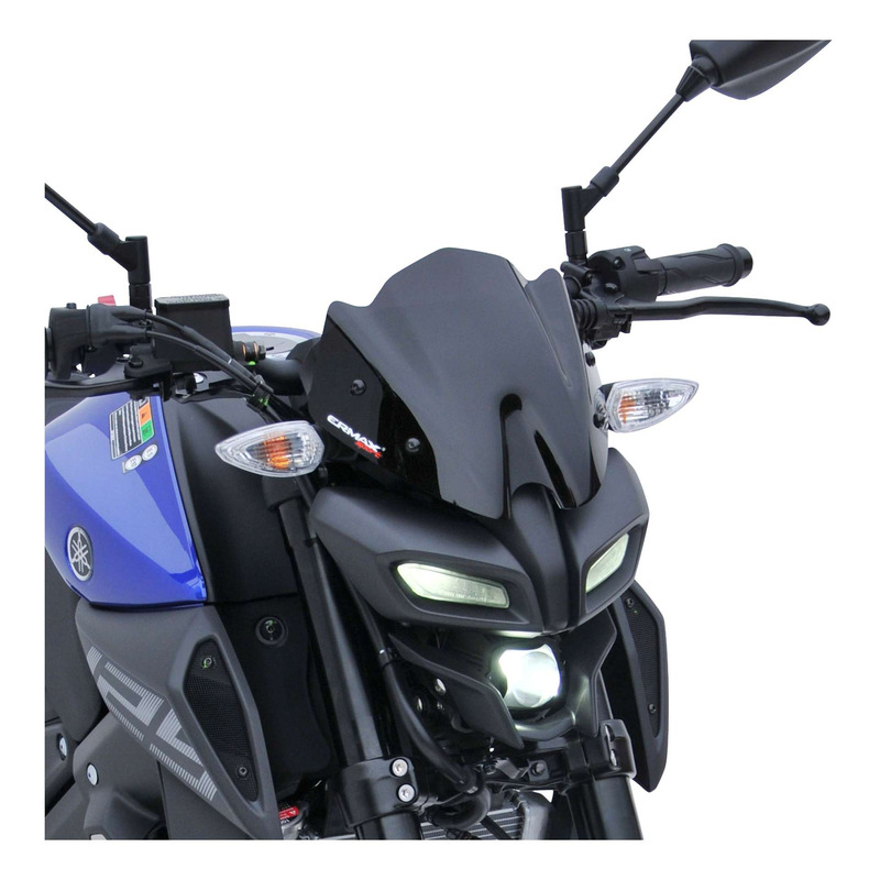Saute-vent Ermax Sport 22 cm Yamaha MT-125 20-24 noir clair