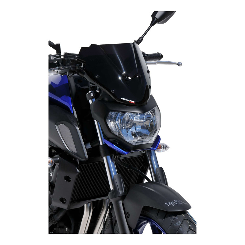 Saute-vent Ermax Sport 26 cm Yamaha MT-07 18-20 noir clair