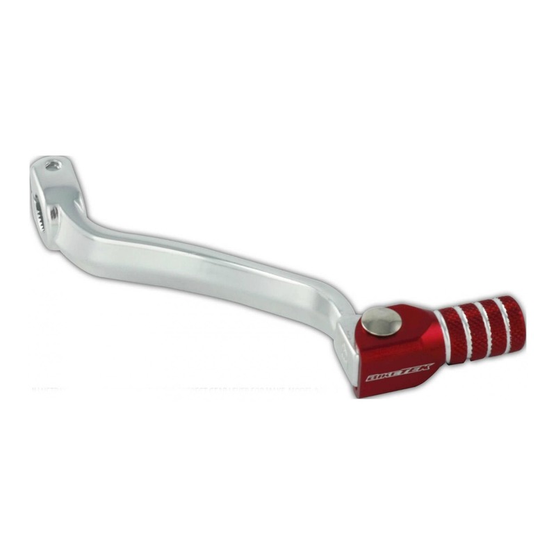 Sélecteur de vitesse Bike Tek rouge Honda CR 125 R 87-07