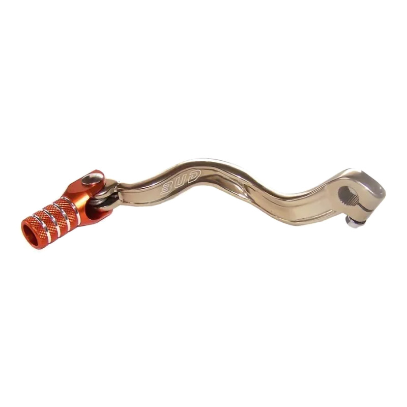 Sélecteur de Vitesse Repliable BUD RACING en Alu Forgé Anodisé Orange pour KTM 450 SXF/EXCF 00-24