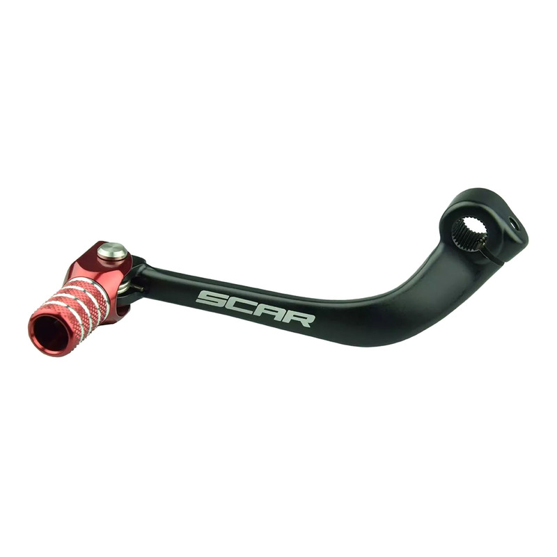 SÃ©lecteur de Vitesse SCAR en Aluminium AnodisÃ© Rouge pour Honda 110