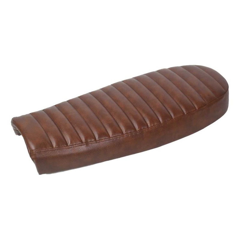 Selle Brazoline Scrambler 1 marron coutures droites marrons