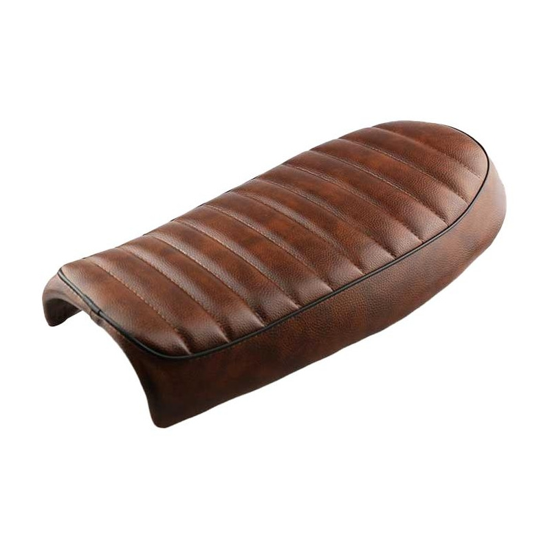 Selle Brazoline Scrambler 8 marron vieilli coutures droites marrons li