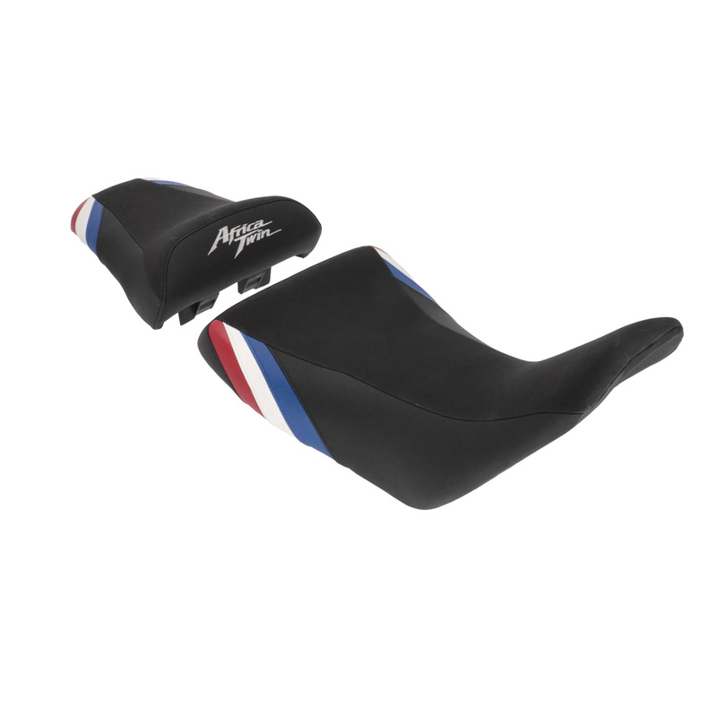 Selle confort complète Bagster SIT'N GO Honda 1100 Africa Twin 20-26 noir/bleu/blanc/rouge