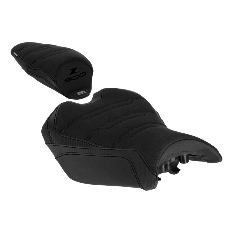 Selle confort complète Bagster SIT'N GO kawasaki Z 900 25-26 noir/nubuk/carbone
