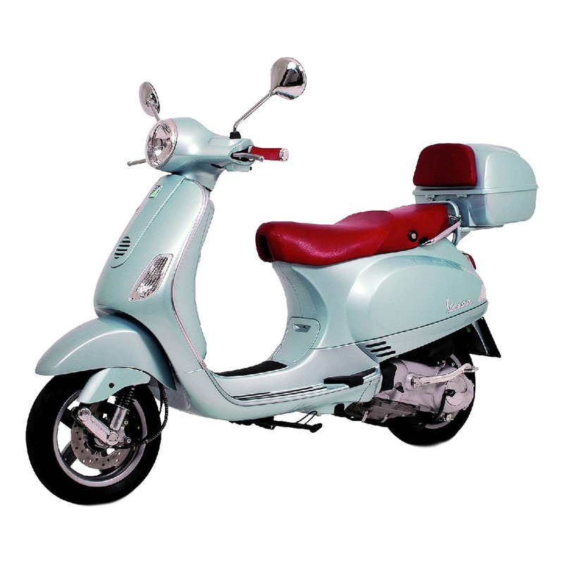 Selle en cuir rouge d'origine 602930M0RS Vespa LX50 2005-13