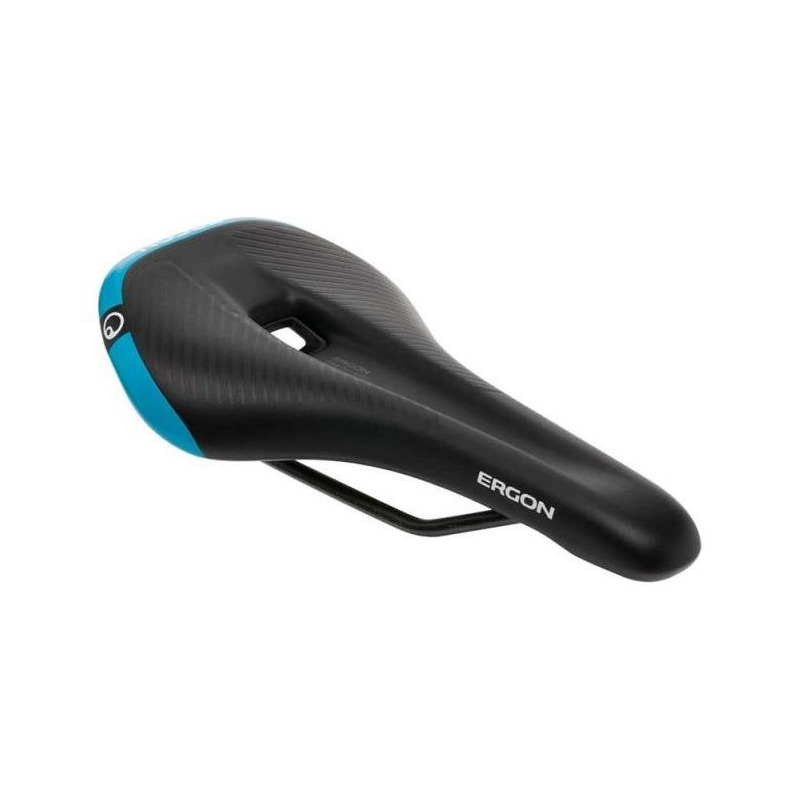 Selle homme VTT Ergon SM Pro noir/bleu- S/M