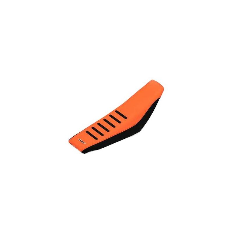 Selle YCF Bigy anti dérapante renforcée orange/noir