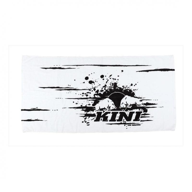 Serviette de plage Kini Red Bull noire/blanche