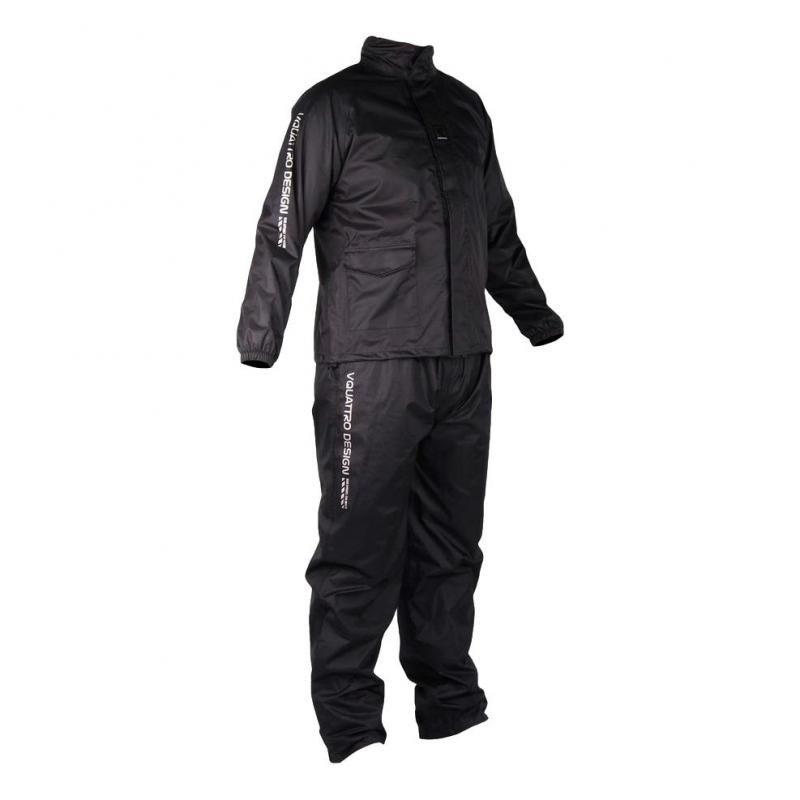 Set de pluie V'Quattro ARCUS noir- S