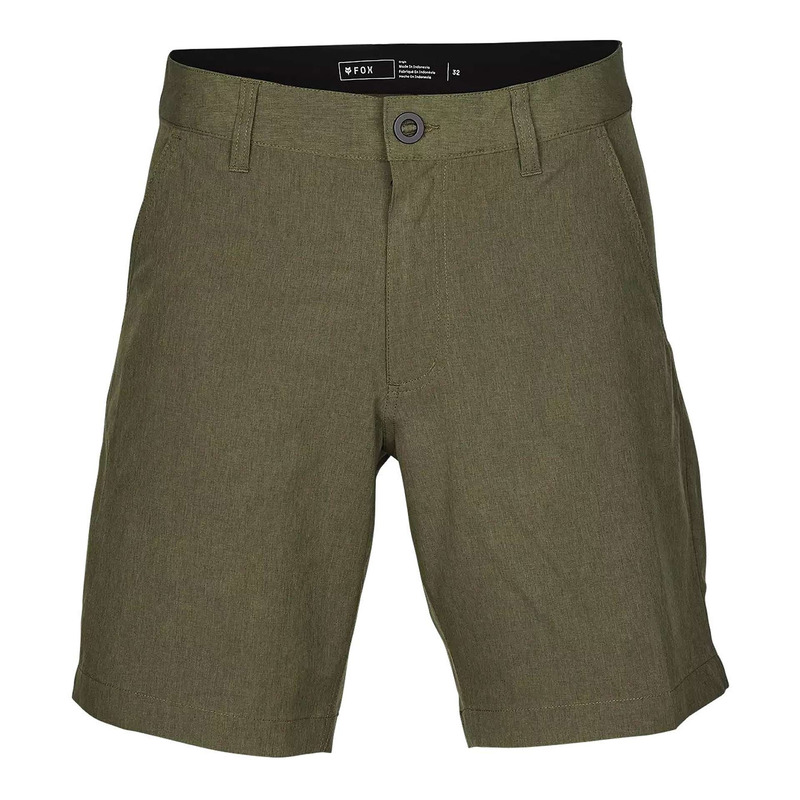 Short Fox Racing Essex Tech Stretch Hybrid olive green