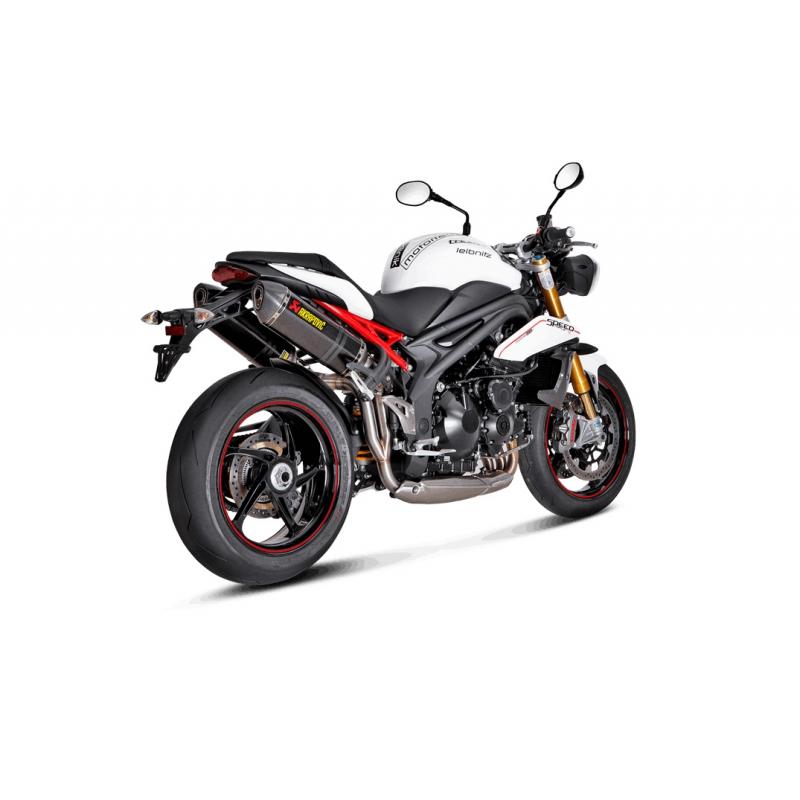 Silencieux Akrapovic Carbone Triumph Speed Triple 1050 11-15 (la paire