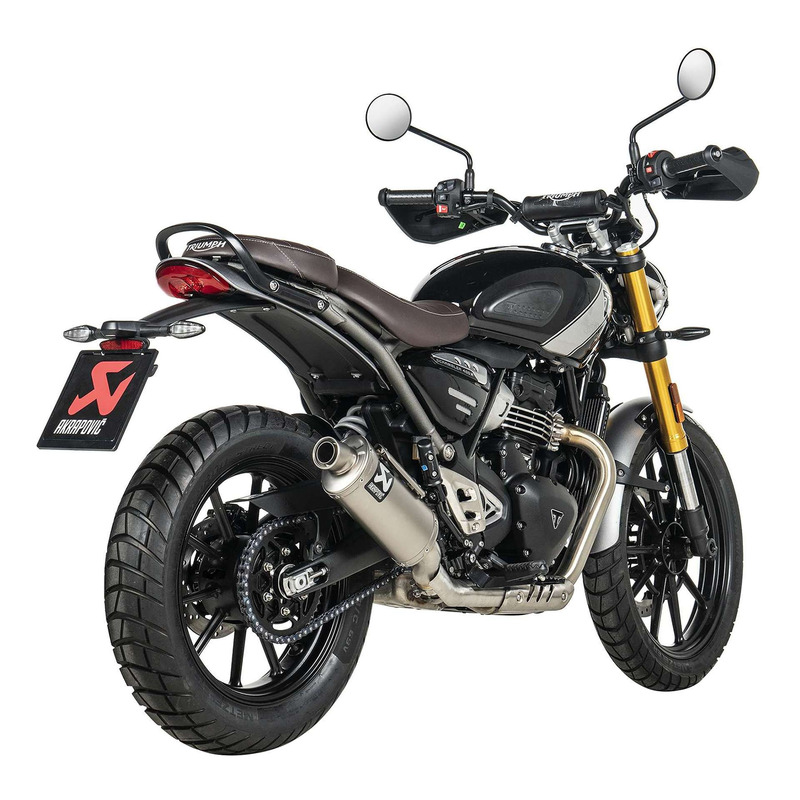 Silencieux Akrapovic Racing Titanium Triumph Scrambler 400 X 24-25