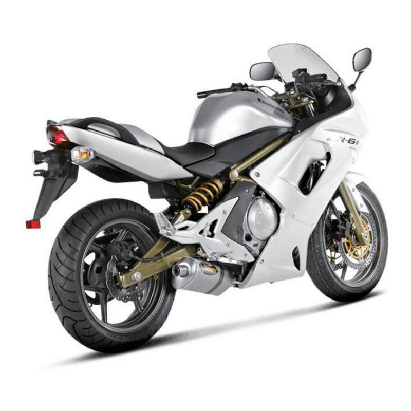 Silencieux Akrapovic Titane Kawasaki ER-6 N/F 06-08