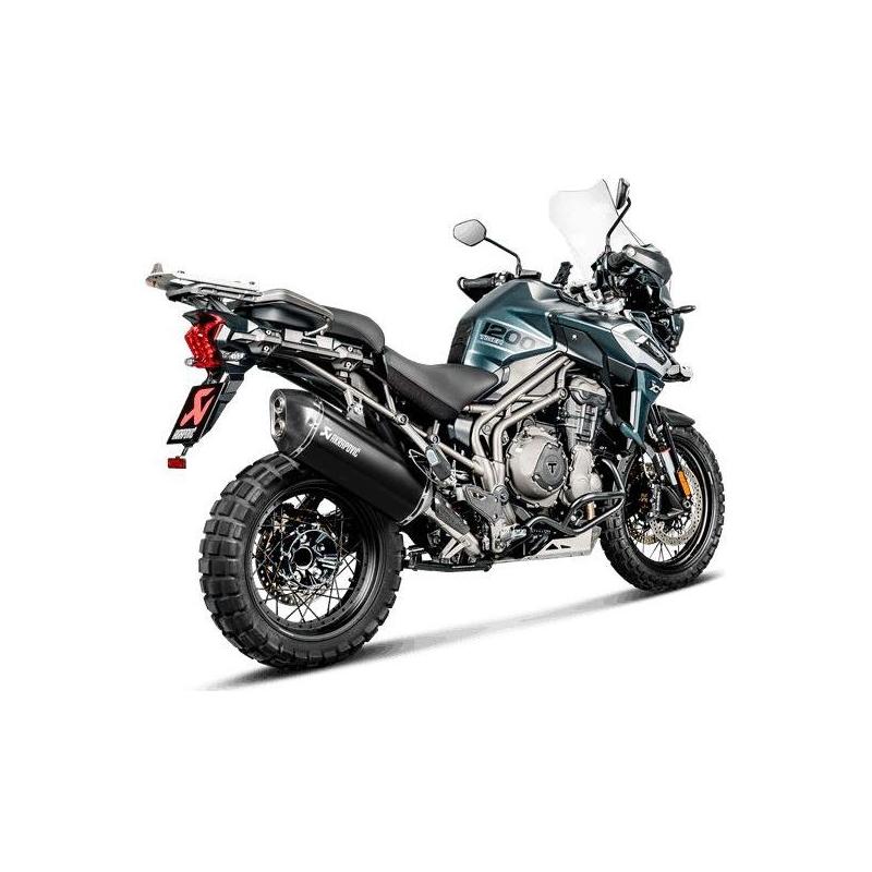 Silencieux Akrapovic Titane noir Triumph Tiger 1200 XR/XC 18-19