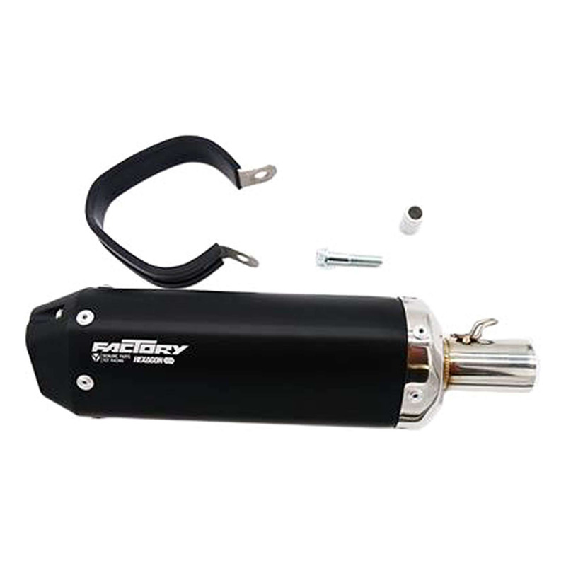 Silencieux dâ  Ã chappement YCF FACTORY Noir pour modÃ¨les START / LIT