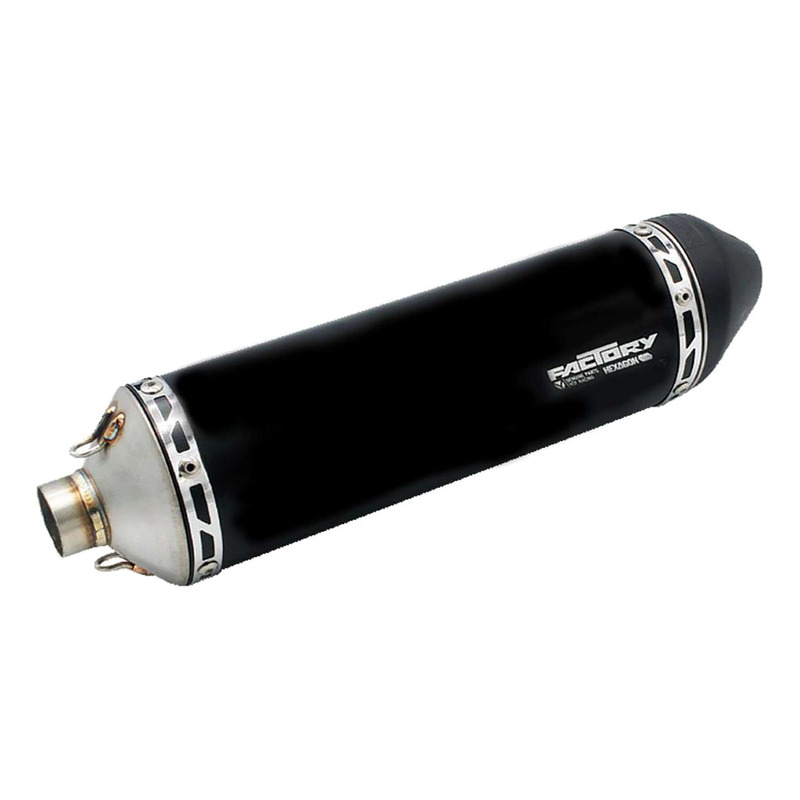 Silencieux dâ  Ã chappement YCF FACTORY RACING CÃ´tÃ© Gauche Noir pour