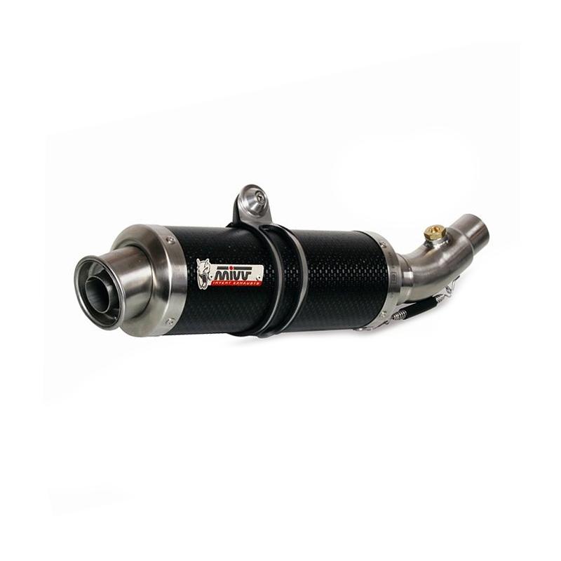 Silencieux double MIVV GP carbone Triumph Street Triple 07-12
