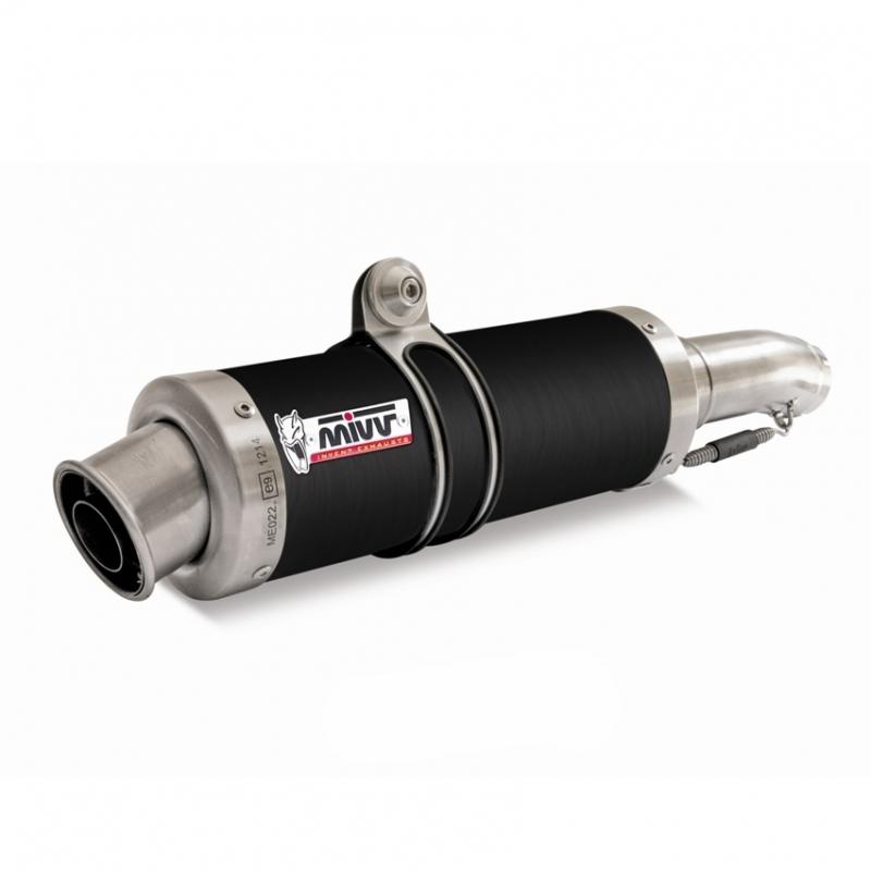 Silencieux double MIVV GP Steel Black Ducati Streetfighter 09-
