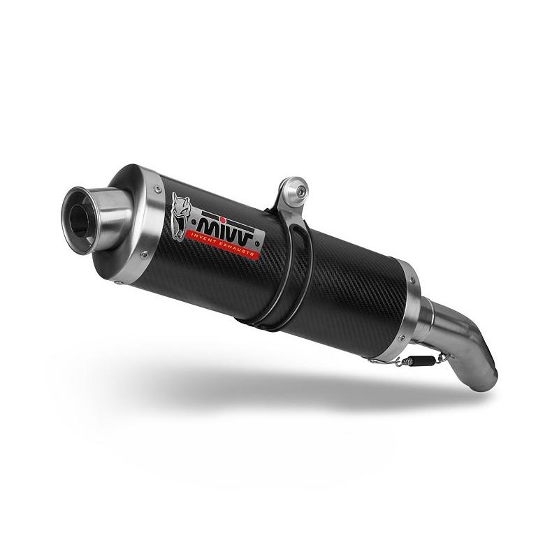 Silencieux double MIVV Oval carbone Honda CB900F Hornet 02-