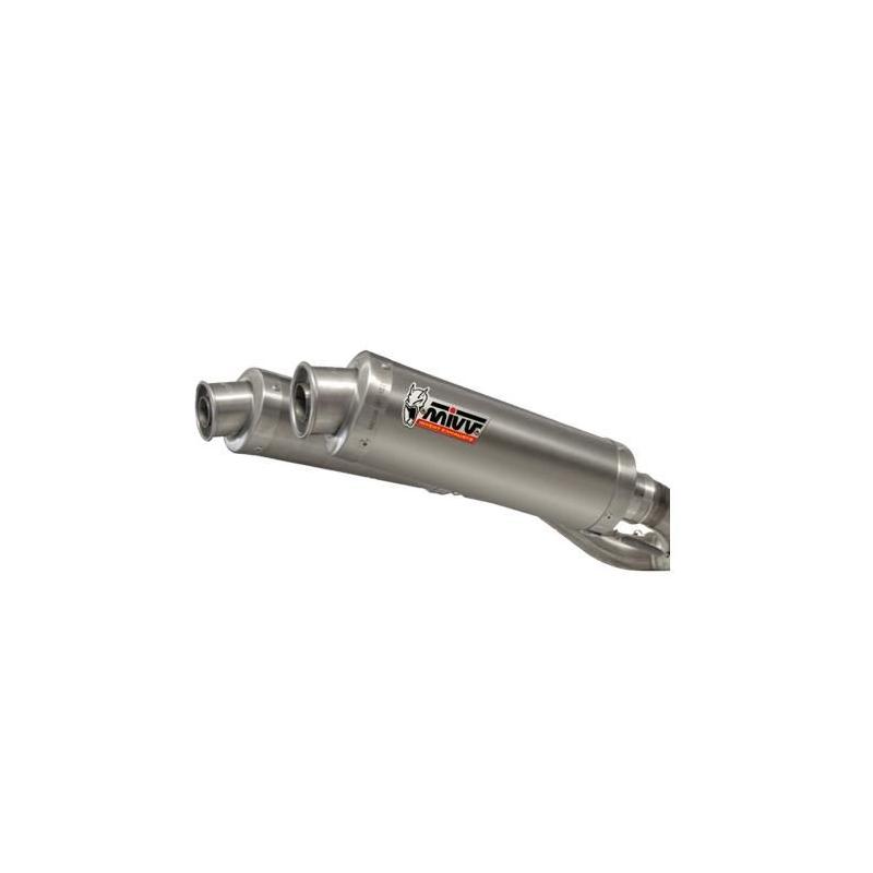Silencieux double MIVV Oval inox Honda CB900F Hornet 02-