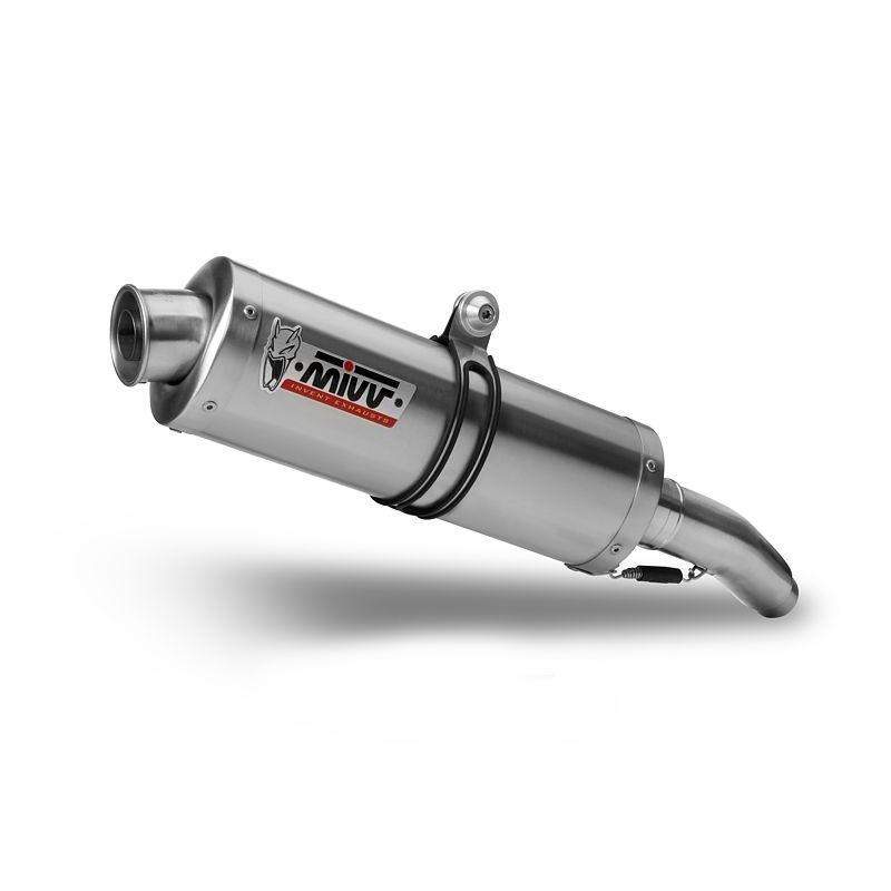 Silencieux double MIVV Oval inox Kawasaki Z1000 03-06