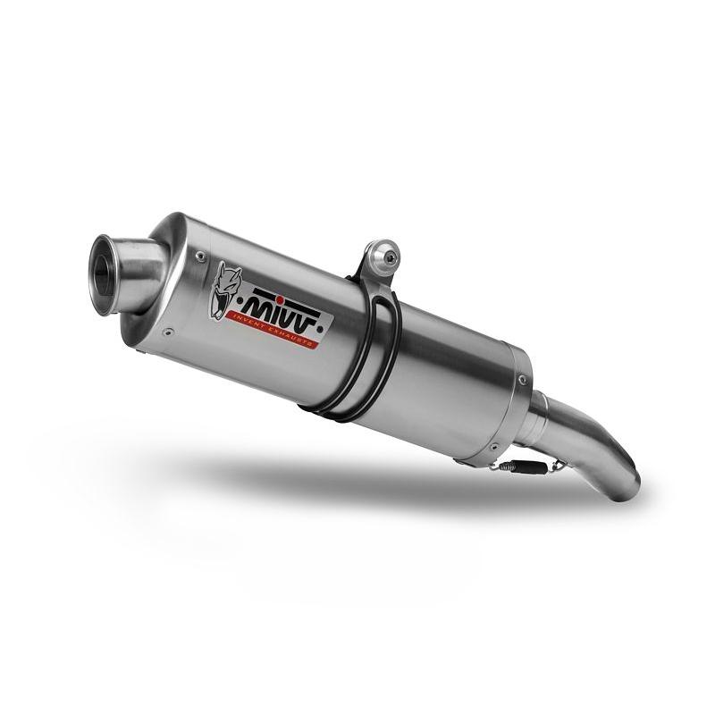 Silencieux double MIVV Oval inox Yamaha YZF-R1 04-06