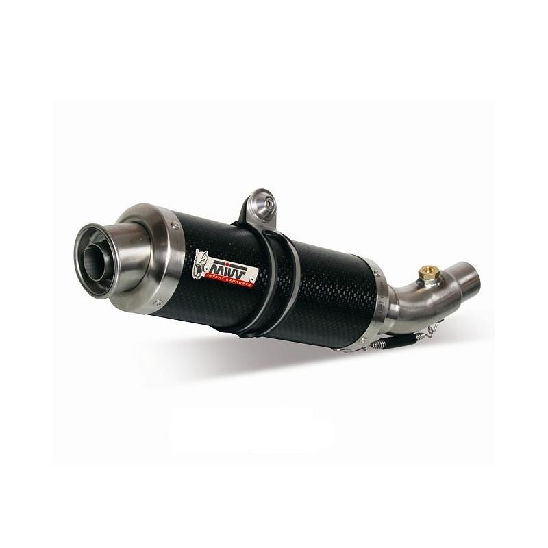 Silencieux double MIVV Round carbone KTM 05-06