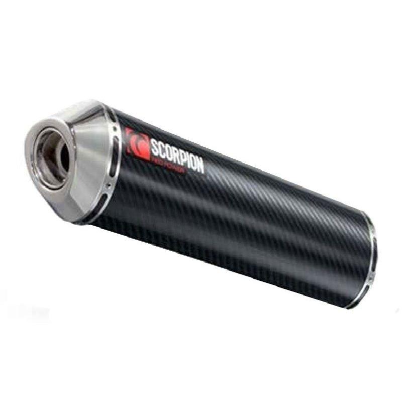 Silencieux Homologué Scorpion Factory Oval Carbon pour Honda XL125V V