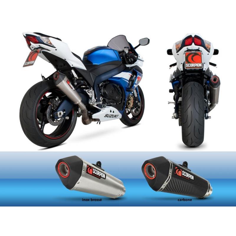 Silencieux Homologué Scorpion Serket Carbone GSX-R 1000 12-16 (l'unit