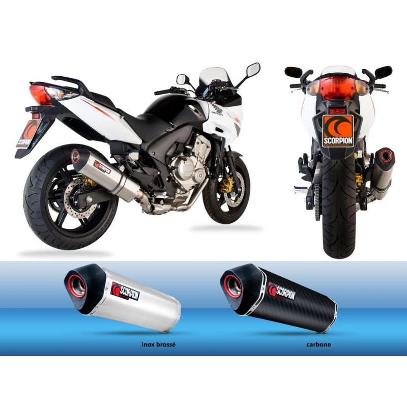 Silencieux homologué Scorpion Serket parallèle Carbone CBF 600 06-13