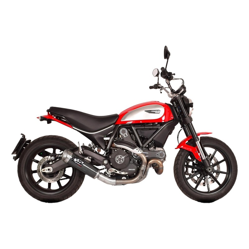 Silencieux homologué Spark Evo V carbone Ducati Scrambler 800 15-16