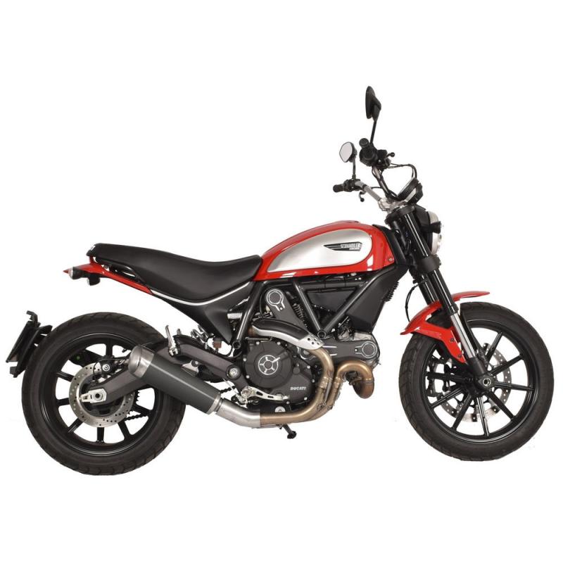 Silencieux homologué SPARK Evo V dark pour Ducati Scrambler 15-16